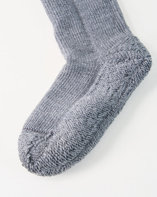 足裏ふかふか、雪解け靴下