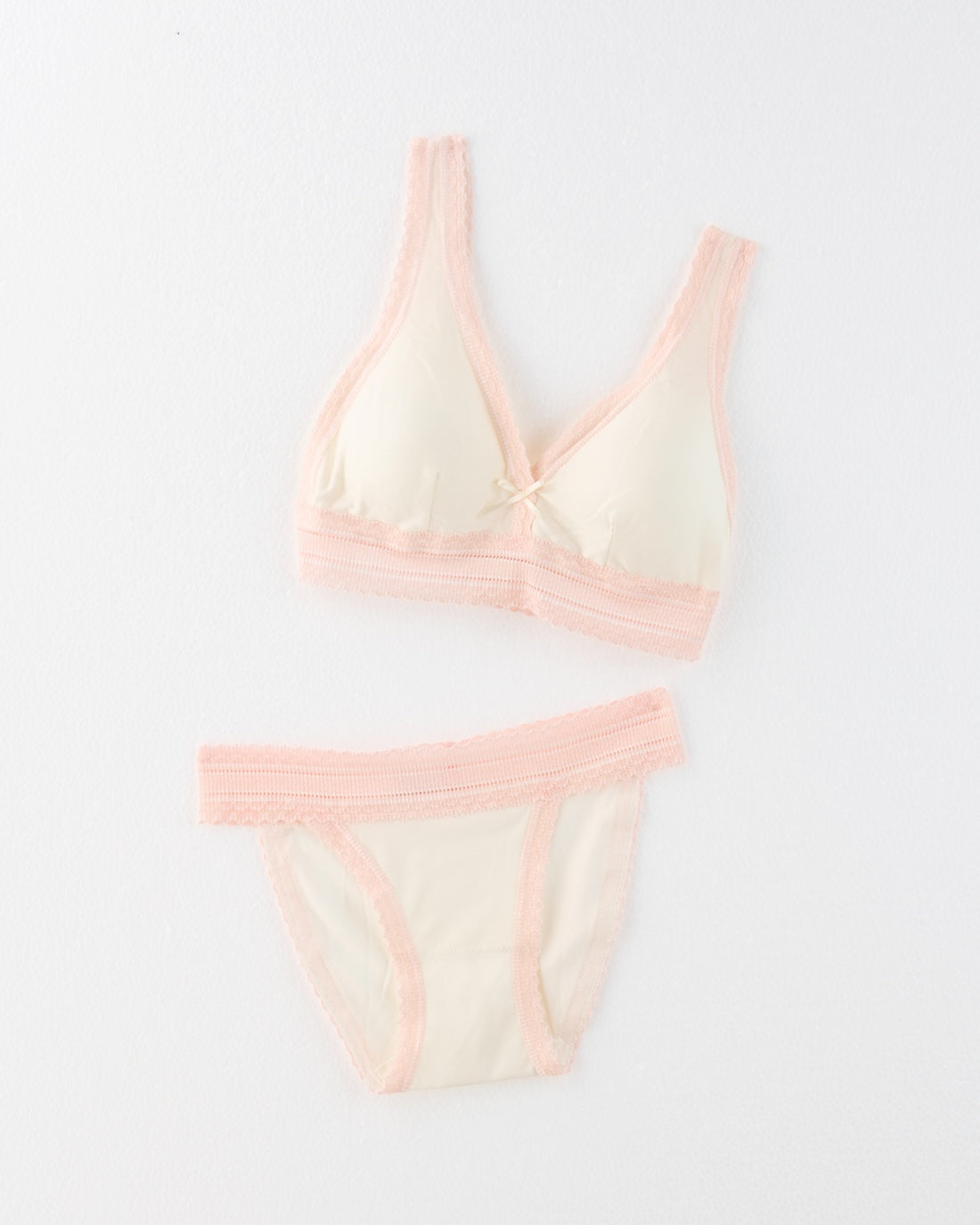 ［淡雪］シルクソフトブラ・ショーツ〈ふんどしタイプ〉セット*