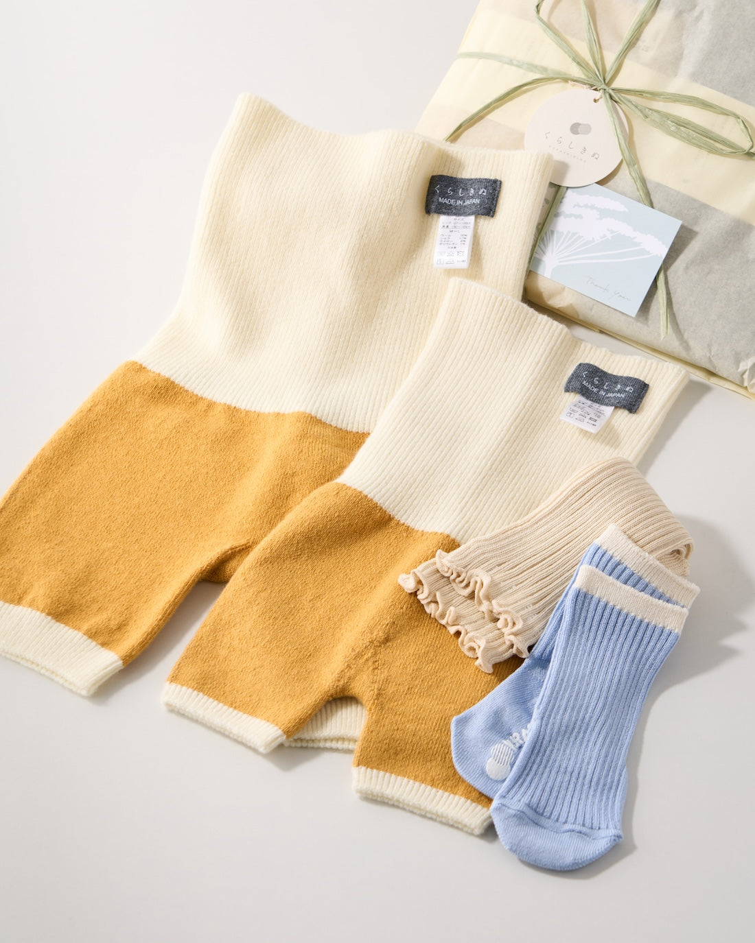 【ラッピング付】出産祝い〈親子おそろいセット〉*