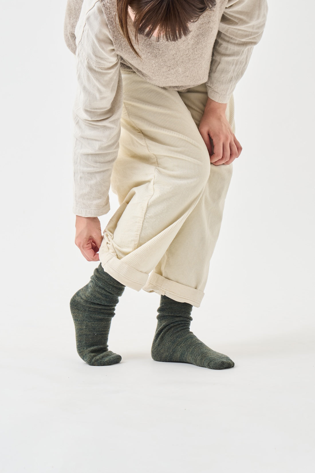 お手軽冷えとり靴下かかとなし ペアーズセット*