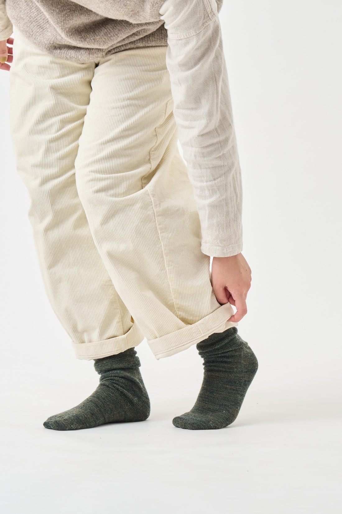 お手軽冷えとり靴下かかとなし ペアーズセット*