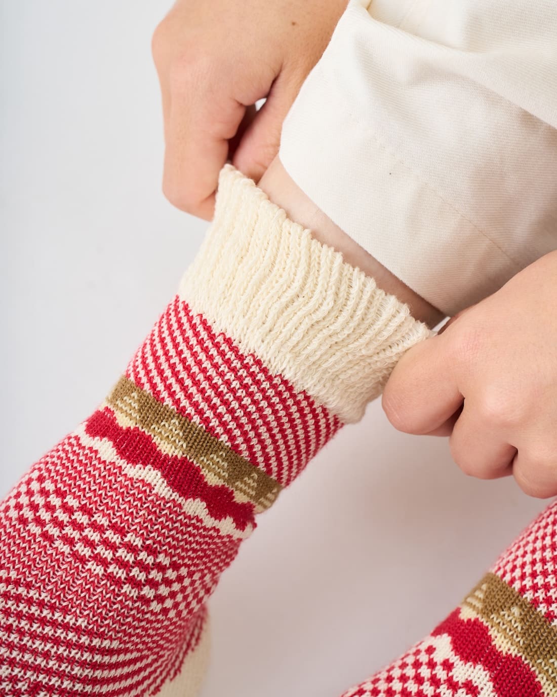 【数量限定】赤鬼のソックス（岡山フィルムプロジェクト×くらしきぬ）