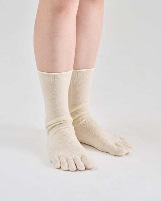 冷えとり靴下 ウール5本指靴下