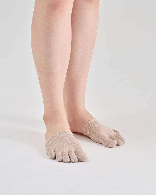 つま先シルクインナー