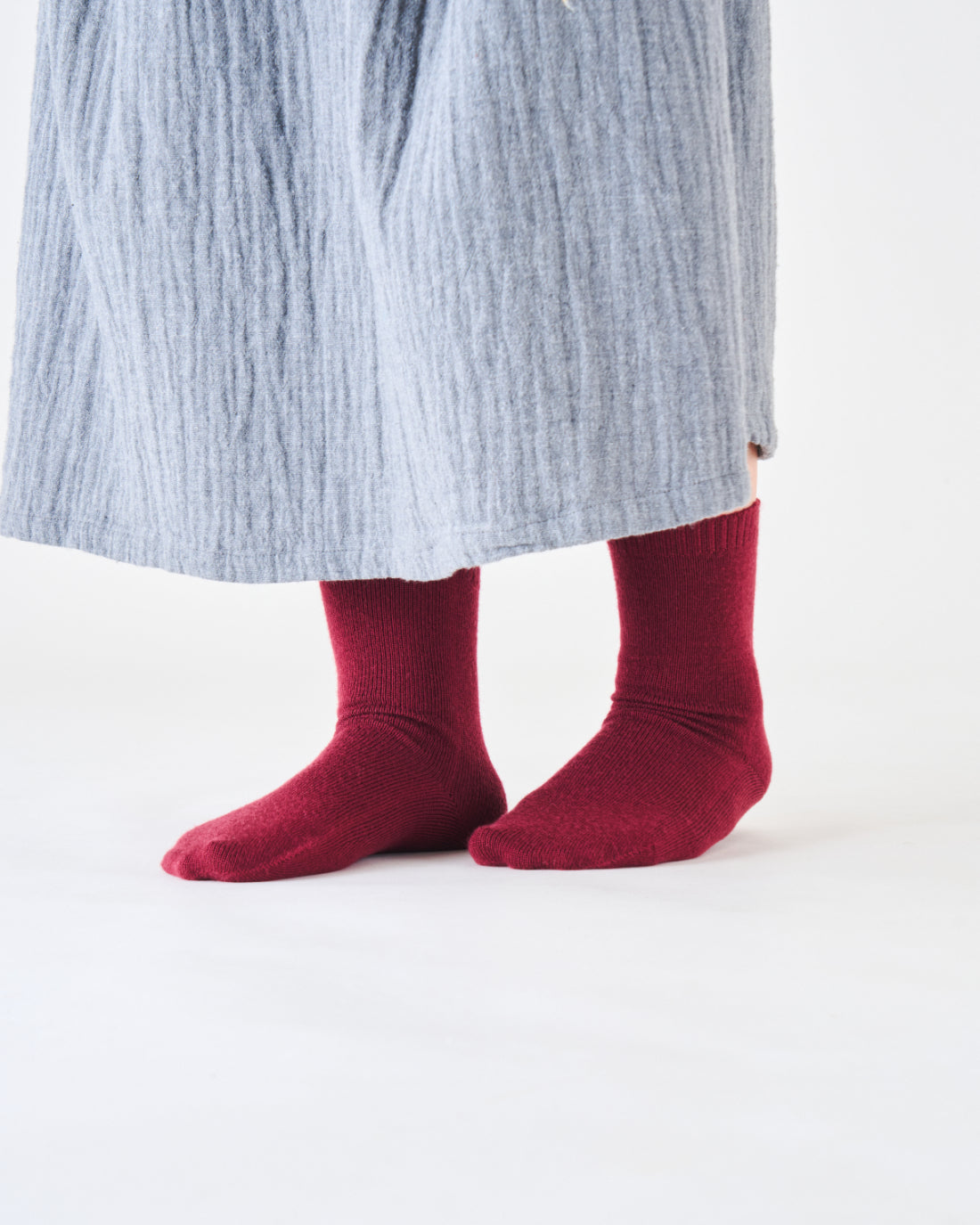 シルク&ウール ふんわりソックス