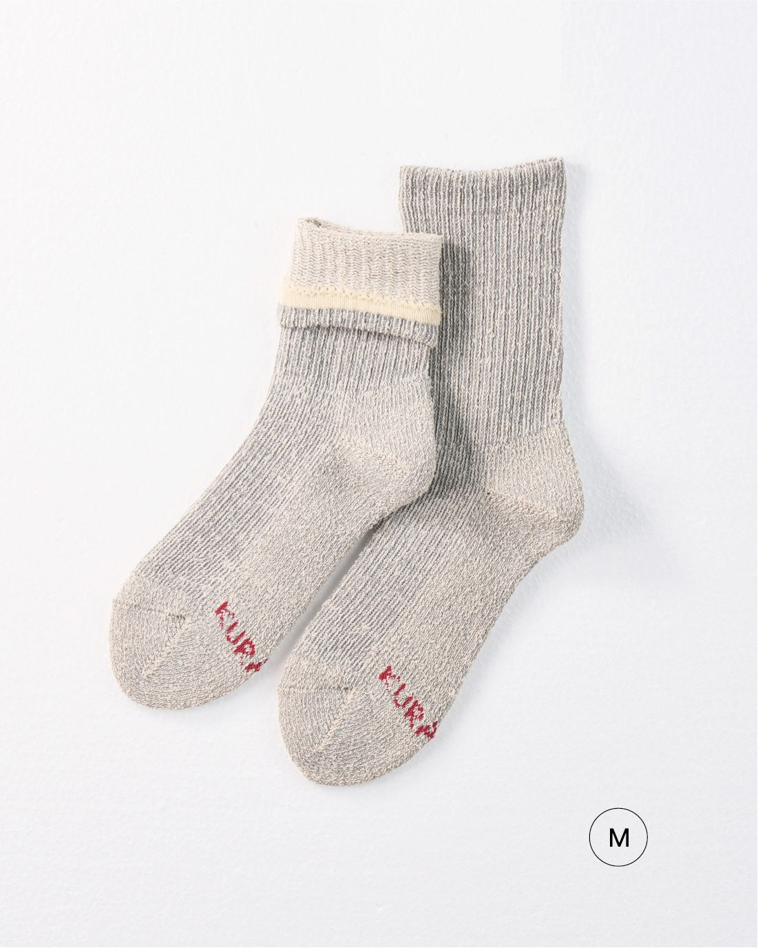 麻と絹のパイルソックス