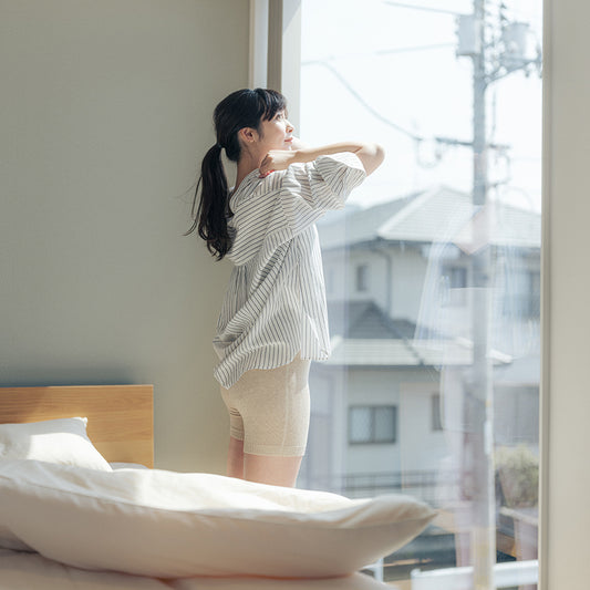 ★完売御礼【規格外品｜20%OFF】ラミー＆シルクはらぱんショートタイプ*