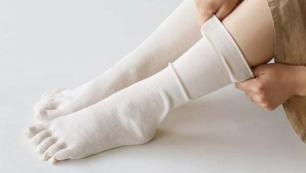 春先の温活、シルク5本指靴下。まとめ買いで、毎日快適に