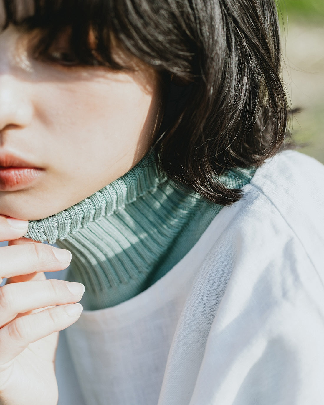 シルク100%ネックカバー（春夏限定色）