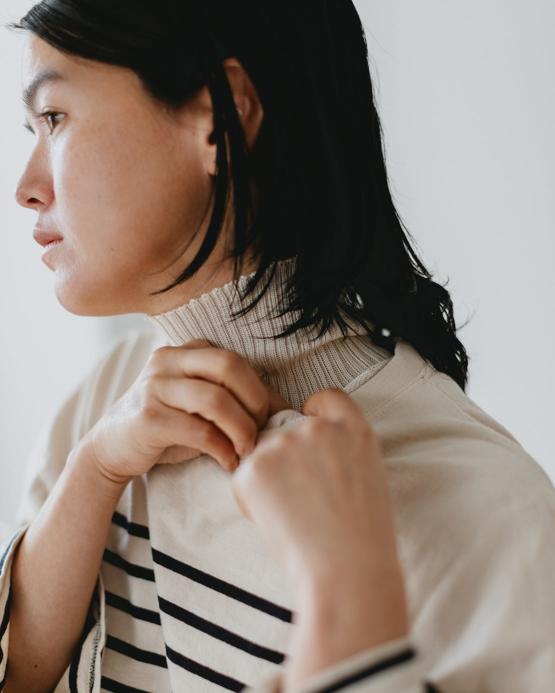 シルク100%ネックカバー