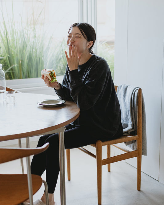 コットン＆カシミヤ ルームウェア プルオーバー