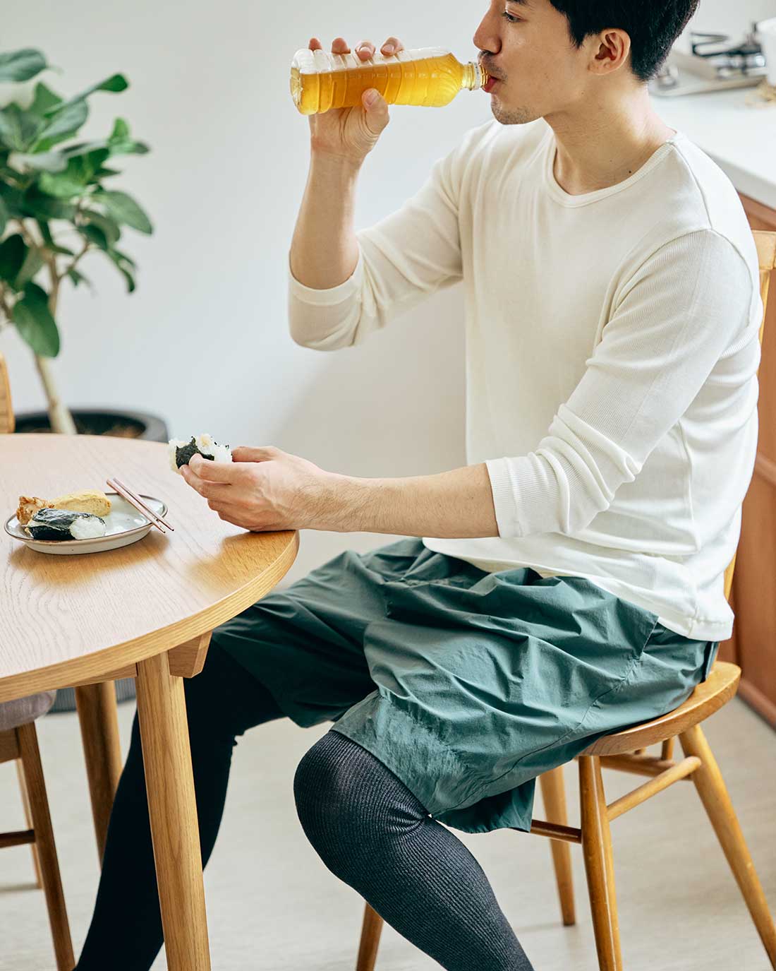 シルクリッチはらぱん（腹巻パンツ）ロングタイプ〈12分丈〉