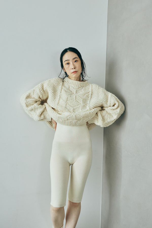 シルク&ウール はらぱん(腹巻パンツ) ハーフタイプ