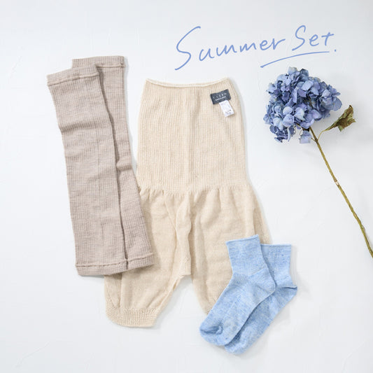【10%OFF】冷房冷え対策に！夏のおまもりセット